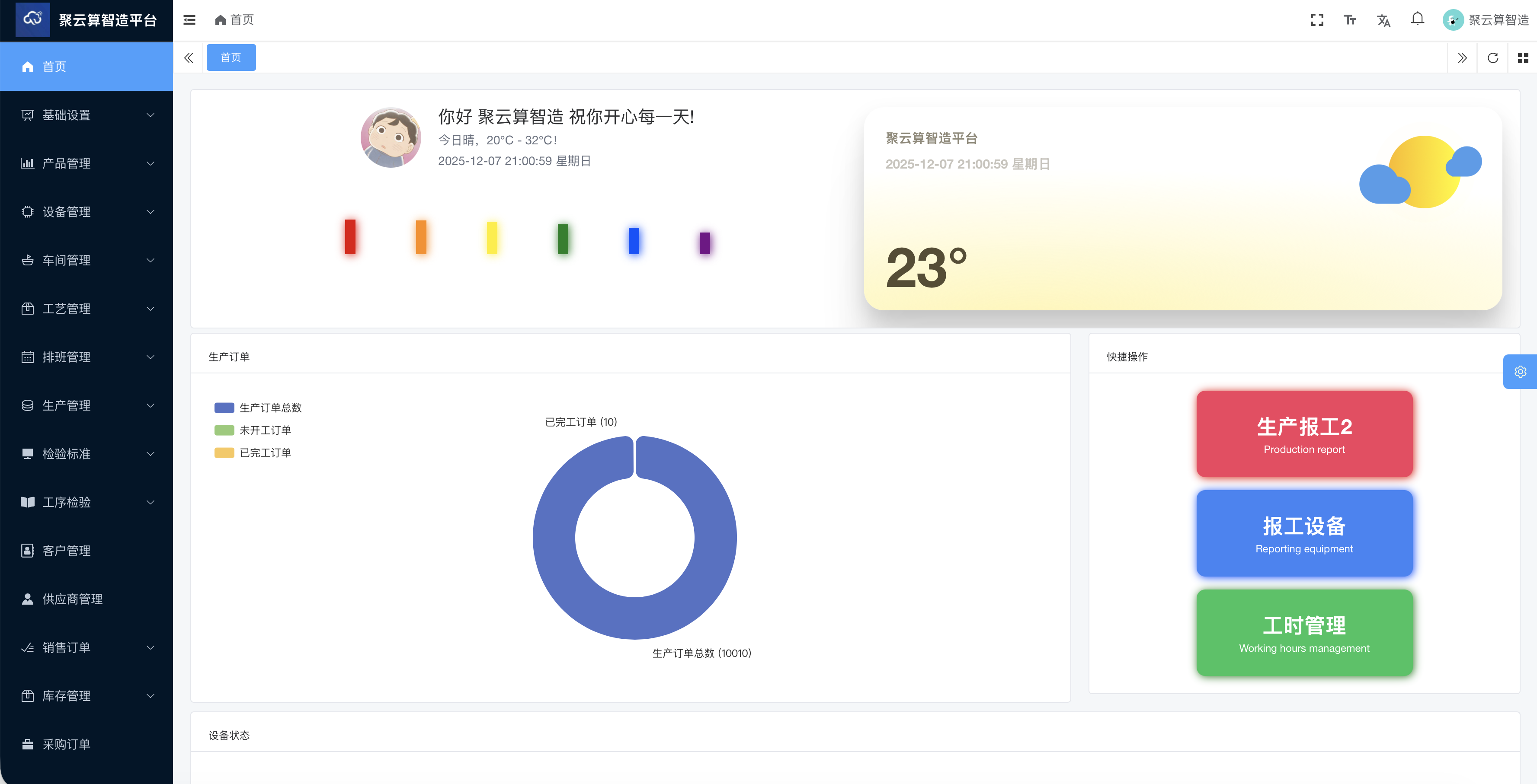 【聚云算智造平台】助力工厂数字化转型：打造工厂数智化的未来